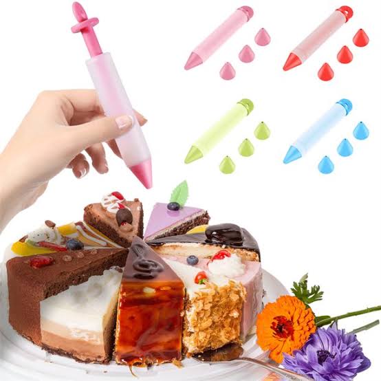 Silicone Decorative Pens, Chocolate Cookie Cake Writing Pen, Decorating Cake Molds Tool, Silicone Food Writing Pen For Dessert, Ice Cream Chocolate Decorating Pens Syringe Baking Tools Silicone Decorative Pens, Chocolate Cookie Cake Writing Pen, Decorating Cake Molds Tool, Silicone Food Writing Pen For Dessert, Ice Cream Chocolate Decorating Pens Syringe Baking Tools